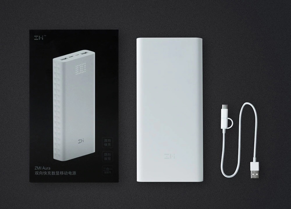 Sforum - Trang thông tin công nghệ mới nhất 2018-Xiaomi-ZMI-Power-Bank-QB821 Xiaomi ra mắt sạc dự phòng ZMI Aura: Dung lượng 20.000mAh, sạc nhanh 2 chiều, giá chỉ 670.000 đồng 