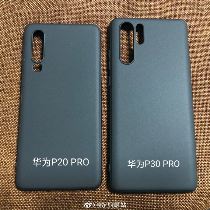 Xuất hiện ốp lưng cho Huawei P30 và P30 Pro, tiết lộ máy sẽ có 4 camera sau