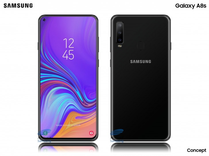 Galaxy A8s với màn hình 