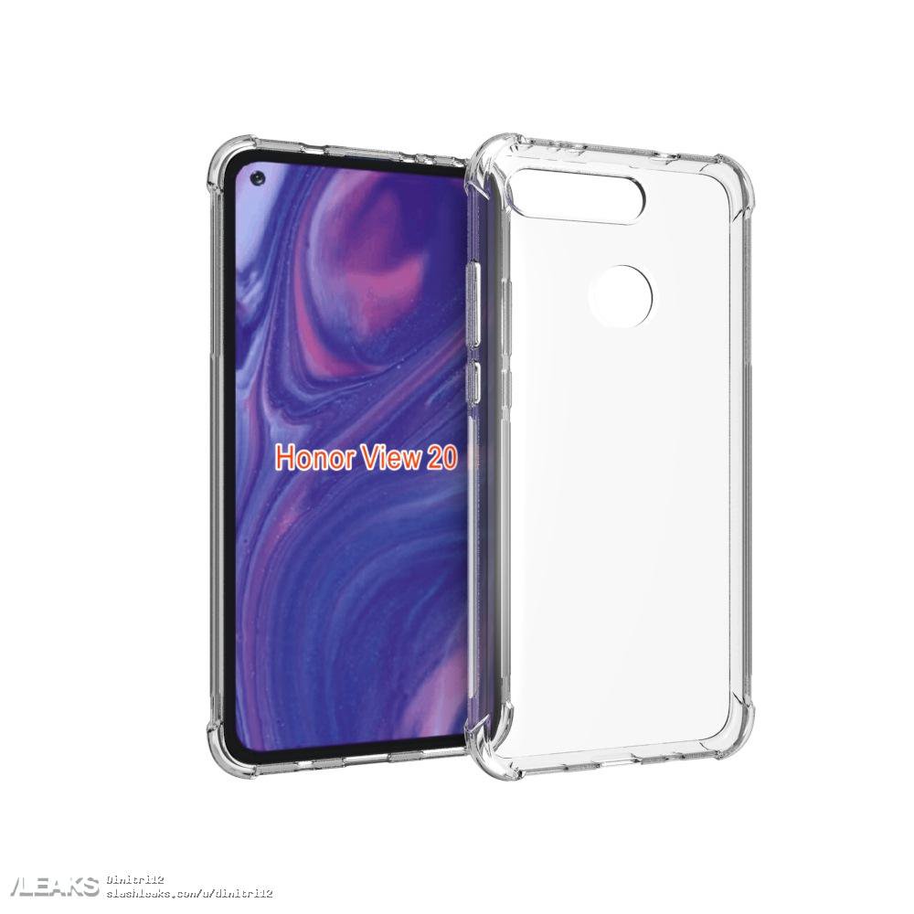 Ốp lưng cho Honor V20 xuất hiện, xác nhận máy có cụm ba camera ở mặt sau