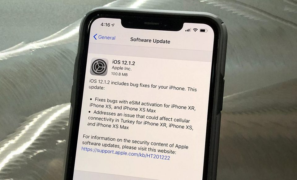 Sforum - Trang thông tin công nghệ mới nhất iOS-12.1.2-960x581 Người dùng iPhone than phiền vì mất kết nối di động sau khi cập nhật iOS 12.1.2 Sforum - Trang thông tin công nghệ mới nhất iOS-12.1.2-960x581 Người dùng iPhone than phiền vì mất kết nối di động sau khi cập nhật iOS 12.1.2