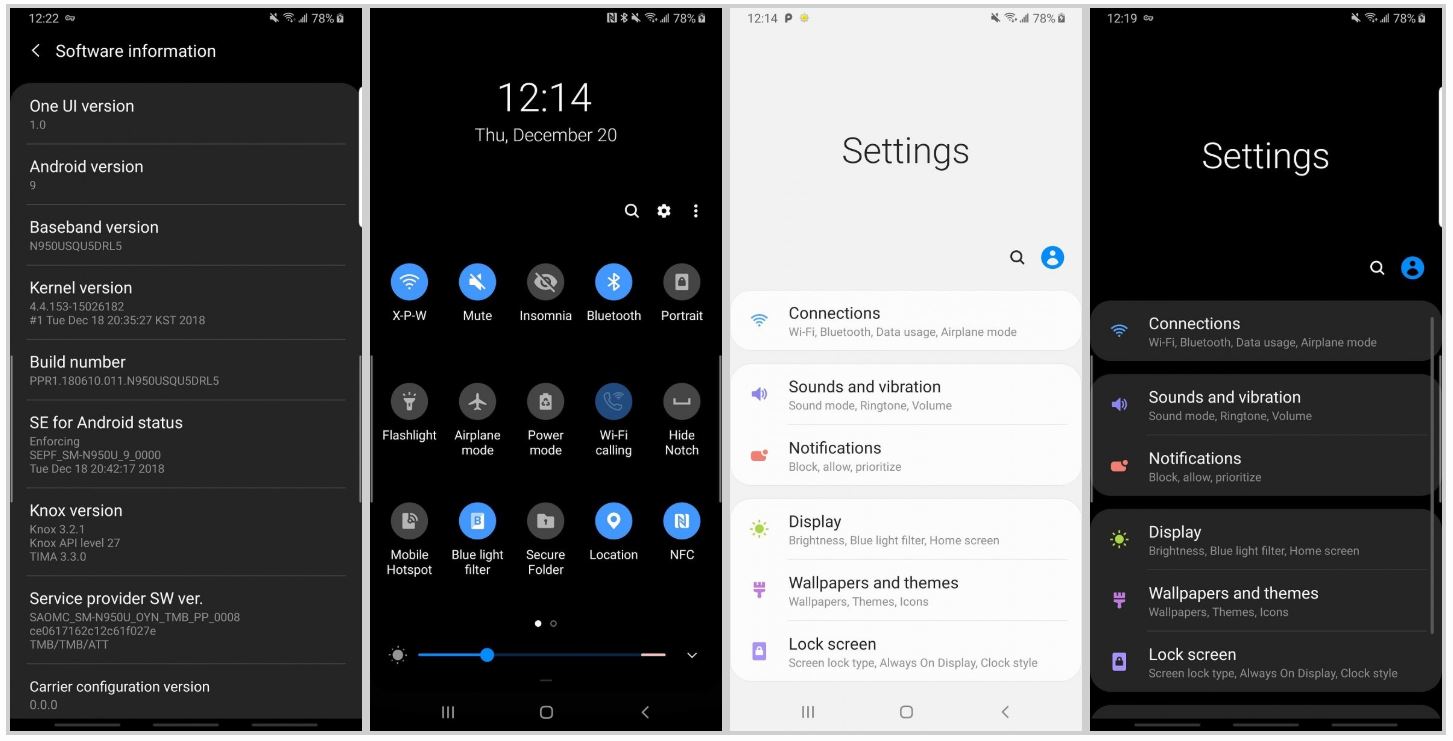 Rò rỉ bản cập nhật Android 9 Pie cho Galaxy S8 và Note 8 chạy chip Snapdragon