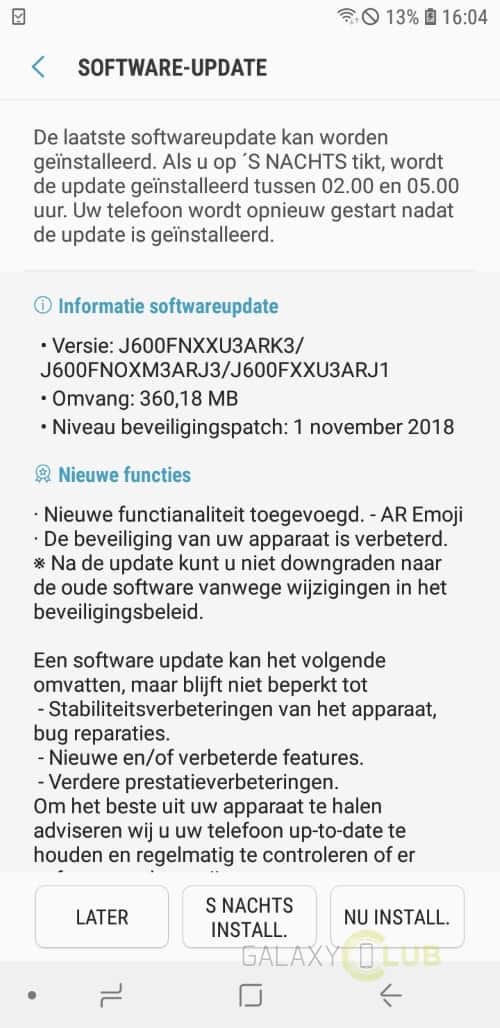 Samsung mang tính năng AR Emoji cho Galaxy J6 trong một bản cập nhật mới