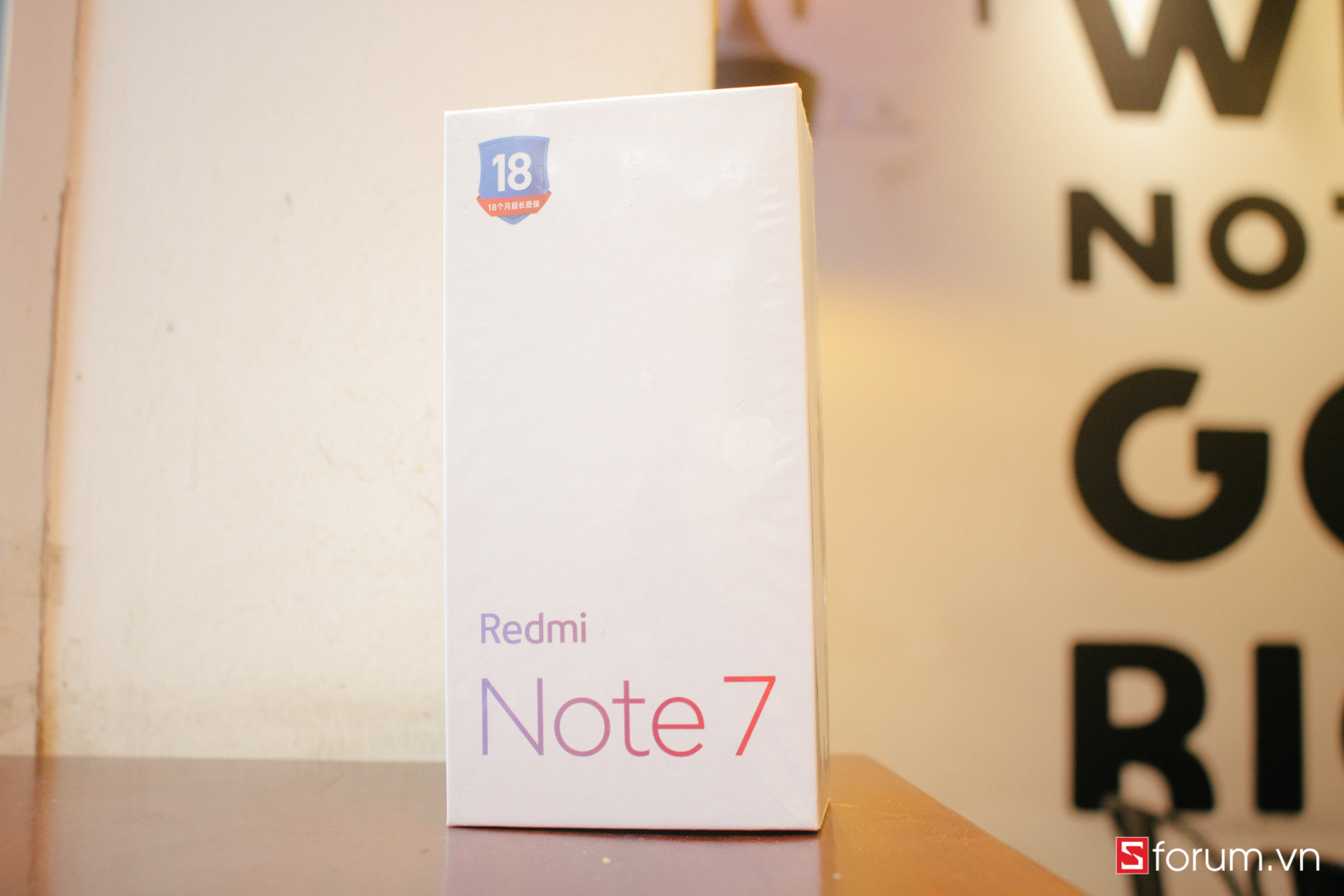 Hộp của Redmi Note 7