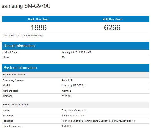 Sforum - Trang thông tin công nghệ mới nhất Samsung-Galaxy-S10-Lite-Geekbench Galaxy S10 Lite lộ diện trên Geekbench: Snapdragon 855, RAM 6GB Sforum - Trang thông tin công nghệ mới nhất Samsung-Galaxy-S10-Lite-Geekbench Galaxy S10 Lite lộ diện trên Geekbench: Snapdragon 855, RAM 6GB