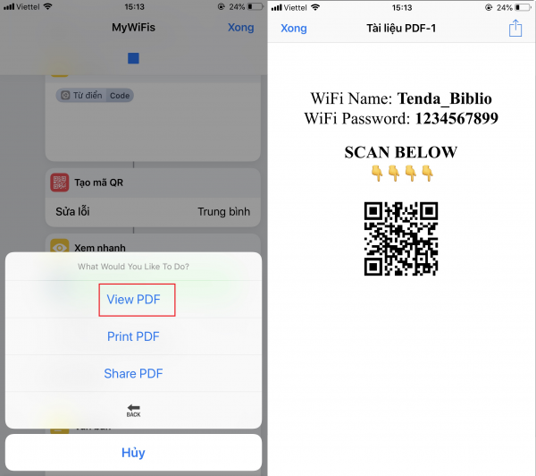 Sforum - Trang thông tin công nghệ mới nhất Untitled-86-600x532 Hướng dẫn sử dụng Siri Shortcuts để chia sẻ Wifi dễ dàng trên iPhone 