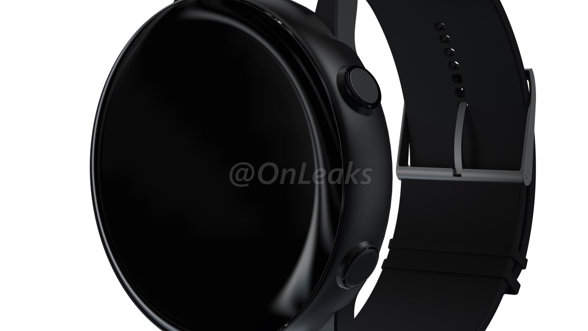 Lộ diện ảnh render của đồng hồ Galaxy Sport với viền bezel trơn láng thay vì răng cưa