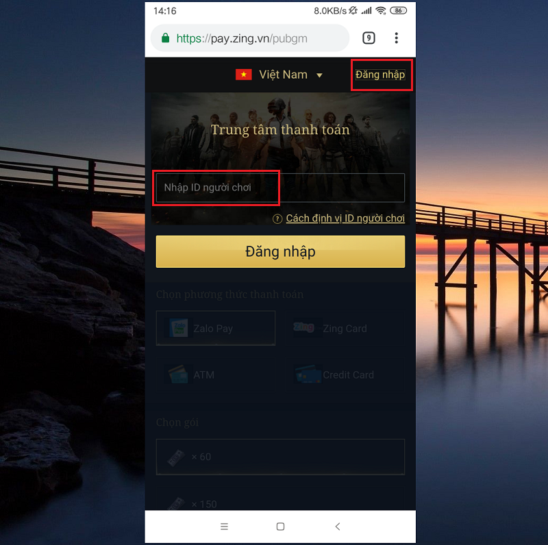 Sforum - Trang thông tin công nghệ mới nhất Untitled Cách thanh toán trên PUBG Mobile VN, rẻ hơn 20% so với bản quốc tế Sforum - Trang thông tin công nghệ mới nhất Untitled Cách thanh toán trên PUBG Mobile VN, rẻ hơn 20% so với bản quốc tế