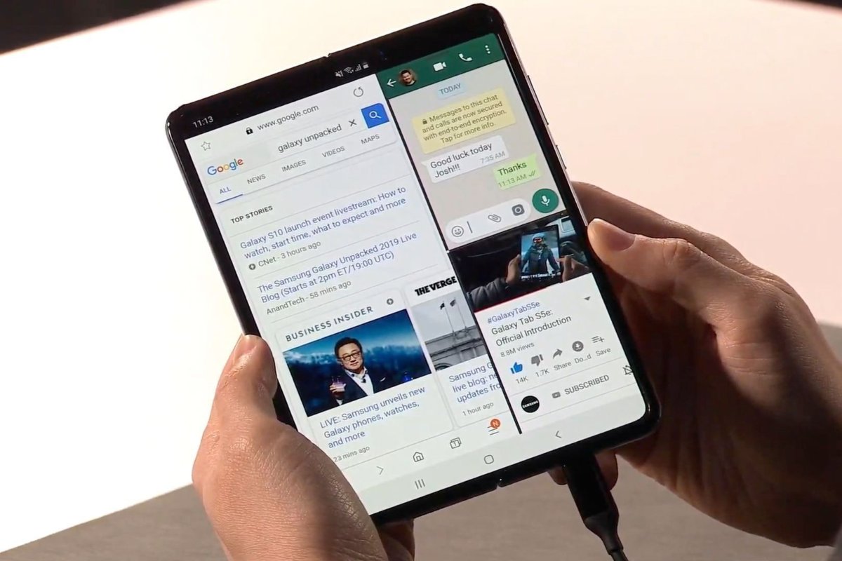 Sforum - Trang thÃ´ng tin cÃ´ng nghá» má»i nháº¥t galaxy-fold-1 TÃ´Ìng hÆ¡Ì£p toaÌn bÃ´Ì£ saÌn phÃ¢Ìm ÄÆ°Æ¡Ì£c Samsung giÆ¡Ìi thiÃªÌ£u taÌ£i sÆ°Ì£ kiÃªÌ£n Unpacked 2019 