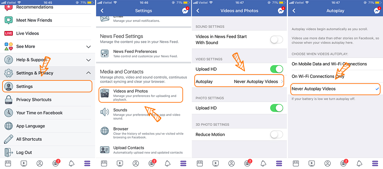 Sforum - Trang thông tin công nghệ mới nhất 3-17 Mẹo giúp bạn sử dụng Facebook tẹt ga mà không sợ ngốn pin trên iPhone  