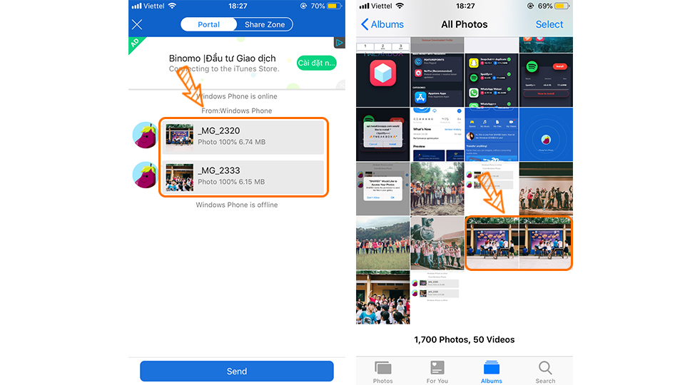 Sforum - Trang thông tin công nghệ mới nhất 6-3 Chép nhạc, hình ảnh, video nhanh chóng từ Laptop sang iPhone bằng mạng Wi-Fi! 