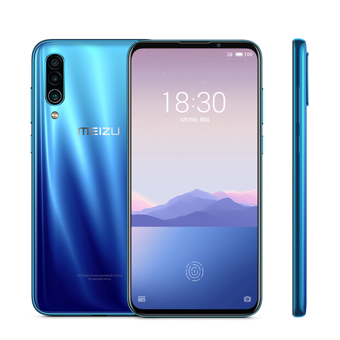 Sforum - Trang thông tin công nghệ mới nhất Meizu-16XS-Atlantis-Blue Meizu 16XS ra mắt: Snapdragon 675, vân tay trong màn hình, pin 4000mAh, giá từ 5.8 triệu 