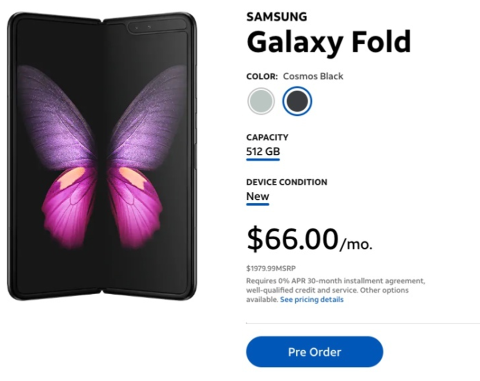 Sforum - Trang thông tin công nghệ mới nhất ATT-huy-dat-truoc-Galaxy-Fold-3 Nhà mạng Mỹ đã hủy hết đơn đặt hàng trước smartphone màn hình gập Samsung Galaxy Fold Sforum - Trang thông tin công nghệ mới nhất ATT-huy-dat-truoc-Galaxy-Fold-3 Nhà mạng Mỹ đã hủy hết đơn đặt hàng trước smartphone màn hình gập Samsung Galaxy Fold
