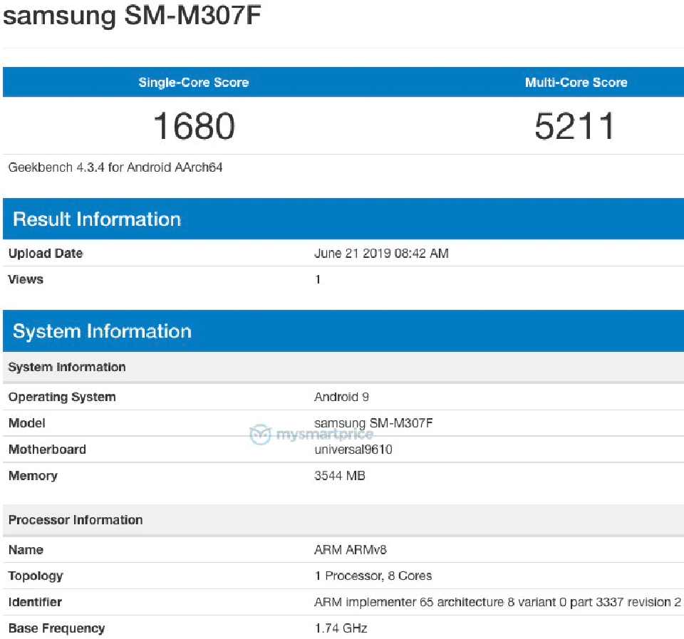 Sforum - Trang thông tin công nghệ mới nhất Galaxy-M30s-lo-cau-hinh-tren-Geekbench-2-1 Rò rỉ 3 tùy chọn màu sắc của Samsung Galaxy M30s sắp ra mắt 