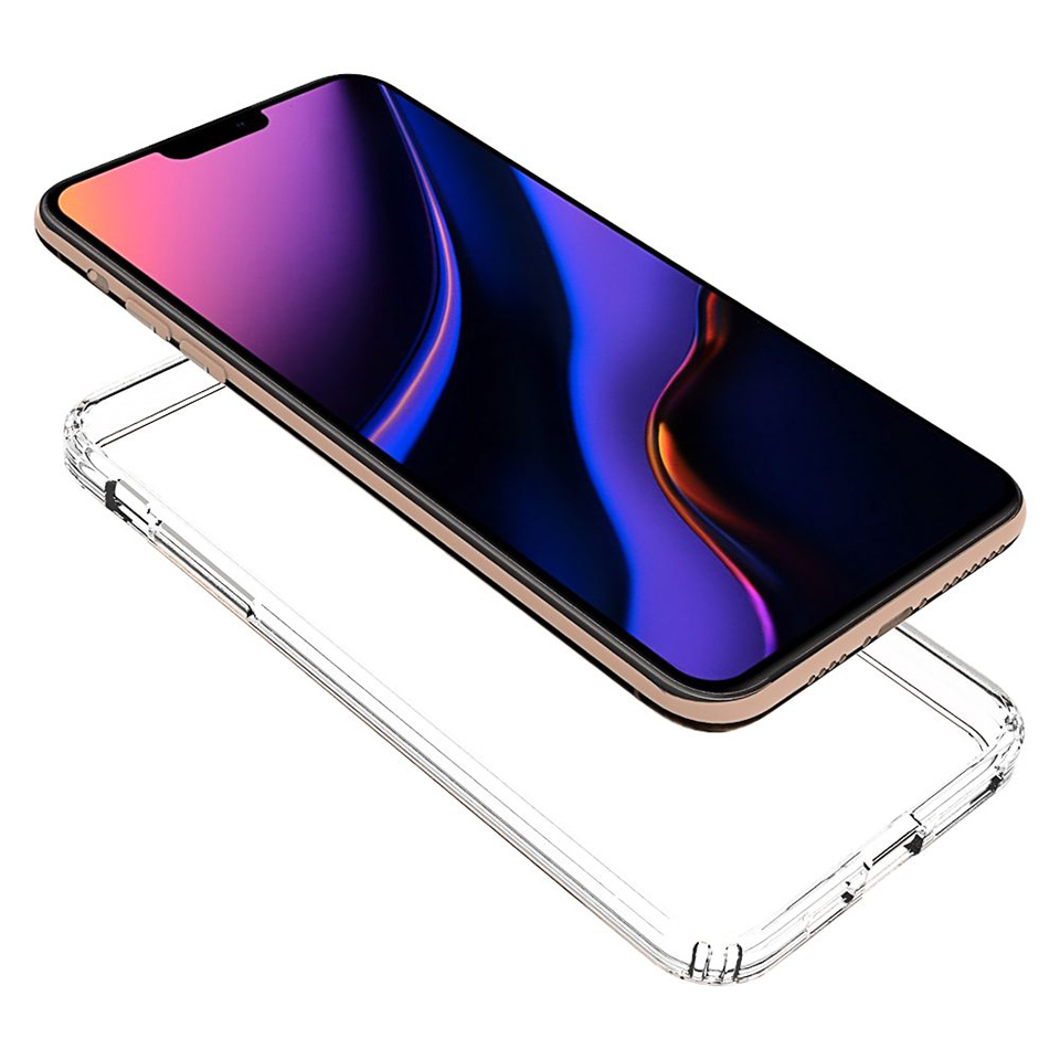 Sforum - Trang thông tin công nghệ mới nhất Olixar-ExoShield-Clear-iPhone-11-Max-side Ngoại hình iPhone 11 2019 tiếp tục được xác nhận: Notch nhỏ hơn, vẫn sử dụng Lightning thay vì USB-C? 