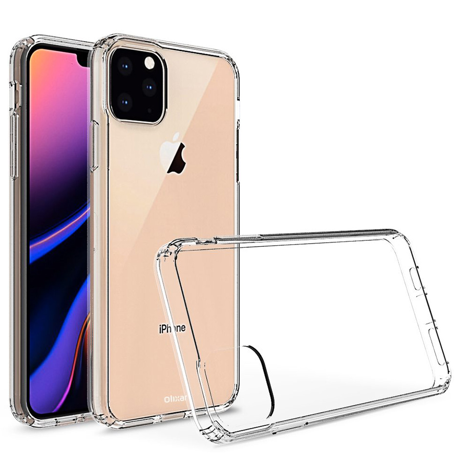 Sforum - Trang thông tin công nghệ mới nhất Olixar-ExoShield-Clear-iPhone-11-Max Ngoại hình iPhone 11 2019 tiếp tục được xác nhận: Notch nhỏ hơn, vẫn sử dụng Lightning thay vì USB-C? 