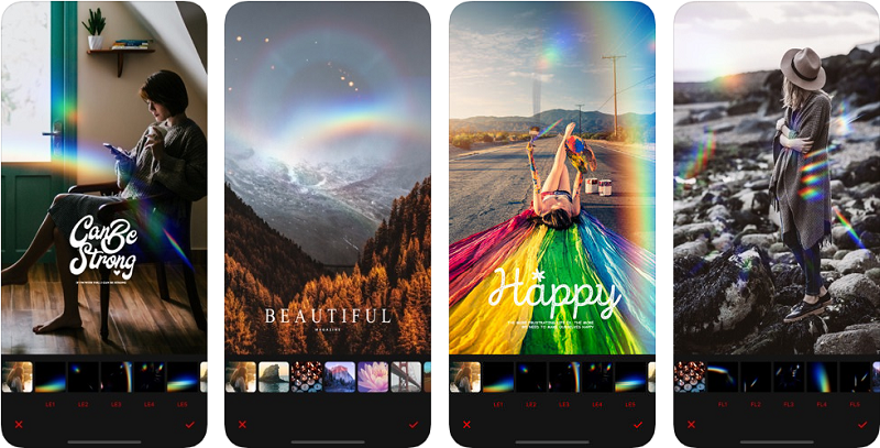 Ứng dụng iOS đang được miễn phí - Rainbow Cam - レインボーカムアナログナチュラル.