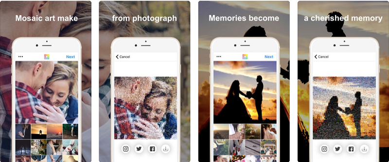 Ứng dụng iOS đang được miễn phí - PXL - mosaic art.