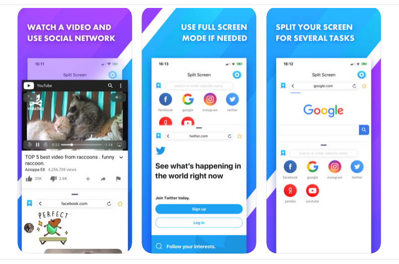 Tải về và mở ứng dụng Multitasking Split Screen lên.