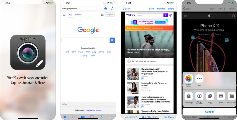 Ứng dụng iOS đang được miễn phí – Web2Pics - Webpage Screenshots.