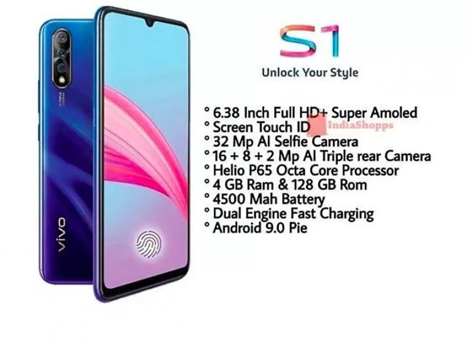Sforum - Trang thông tin công nghệ mới nhất Vivo-S1-Leak-2 Vivo S1 với chip Helio P65 mới dự kiến sẽ sớm ra mắt tại Ấn Độ Sforum - Trang thông tin công nghệ mới nhất Vivo-S1-Leak-2 Vivo S1 với chip Helio P65 mới dự kiến sẽ sớm ra mắt tại Ấn Độ