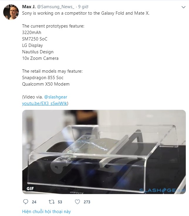 Sforum - Trang thông tin công nghệ mới nhất sony Sony sắp có smartphone màn hình cuộn như phim khoa học viễn tưởng Sforum - Trang thông tin công nghệ mới nhất sony Sony sắp có smartphone màn hình cuộn như phim khoa học viễn tưởng