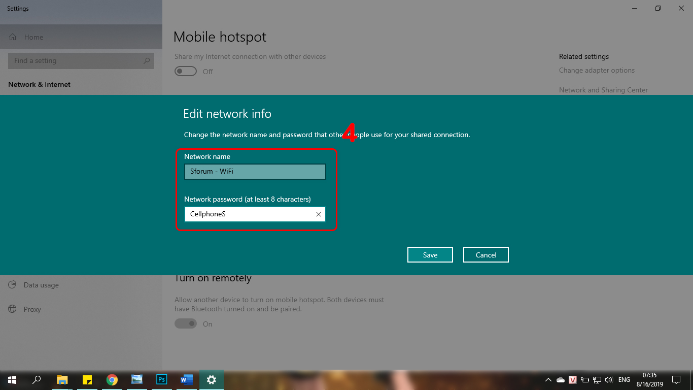 Sforum - Trang thông tin công nghệ mới nhất 4.1 [Hướng dẫn] Phát Wifi nhanh chóng bằng laptop sử dụng Windows 10! 