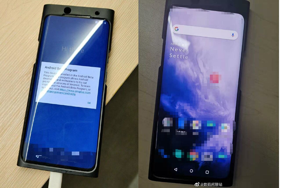 Pro7t OnePlus 7T Pro bất ngờ lộ ảnh thực tế với màn hình không viền cực đỉnh