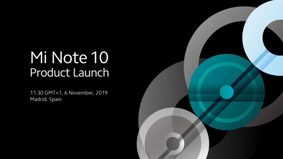 Sforum - Trang thông tin công nghệ mới nhất Mi-Note-10-launch-date-960x540 Xiaomi Mi Note 10 với camera sau 108MP sẽ chính thức ra mắt vào ngày 6/11  