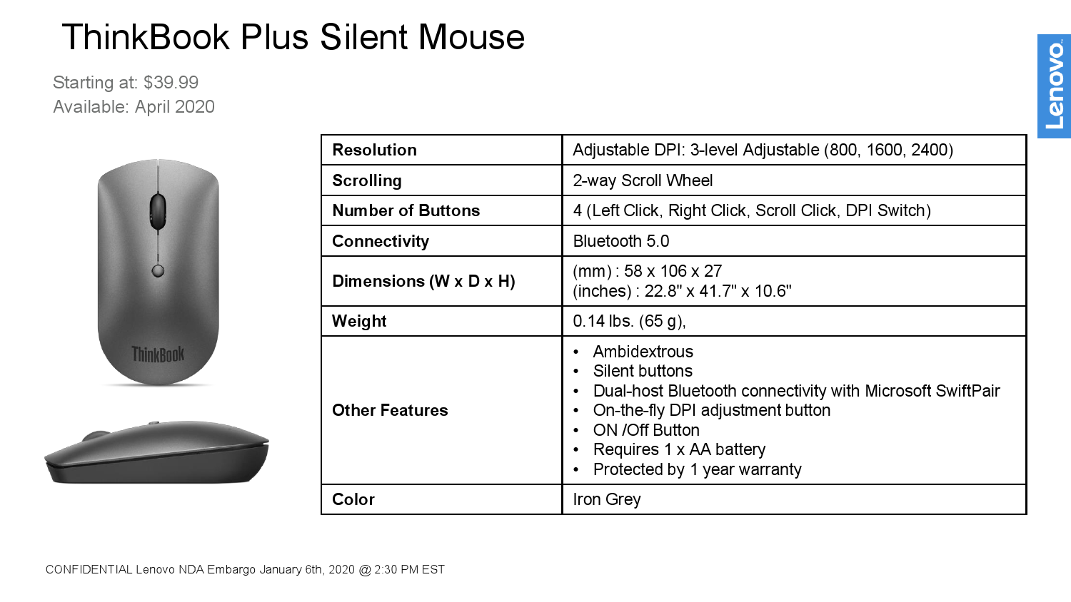 Sforum - Trang thông tin công nghệ mới nhất Lenovo-ThinkBook-Plus-NDA-Product-Info-Embargo-Jan-6th-2_30pm-EST-Draft_000008 [CES 2020] Lenovo ra mắt laptop 2 màn hình ThinkBook Plus 