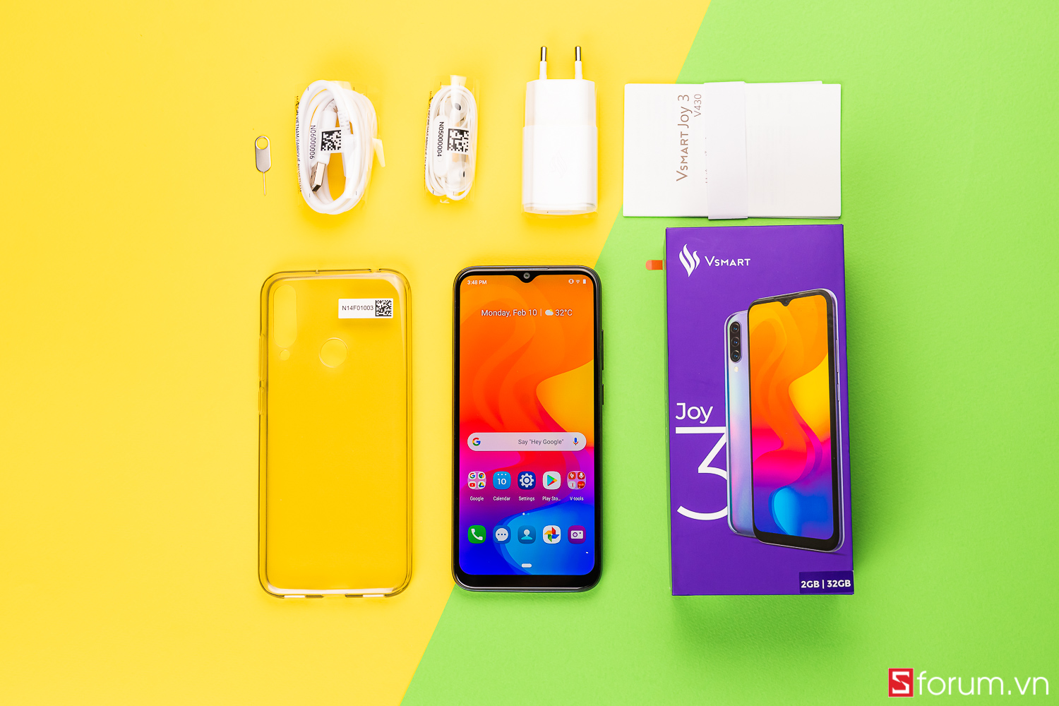 Sforum - Trang thông tin công nghệ mới nhất Vsmart-Joy-3-3 Trên tay Vsmart Joy 3: Máy khá nặng, màn hình lớn, pin 5,000 mAh có sạc nhanh 18W 