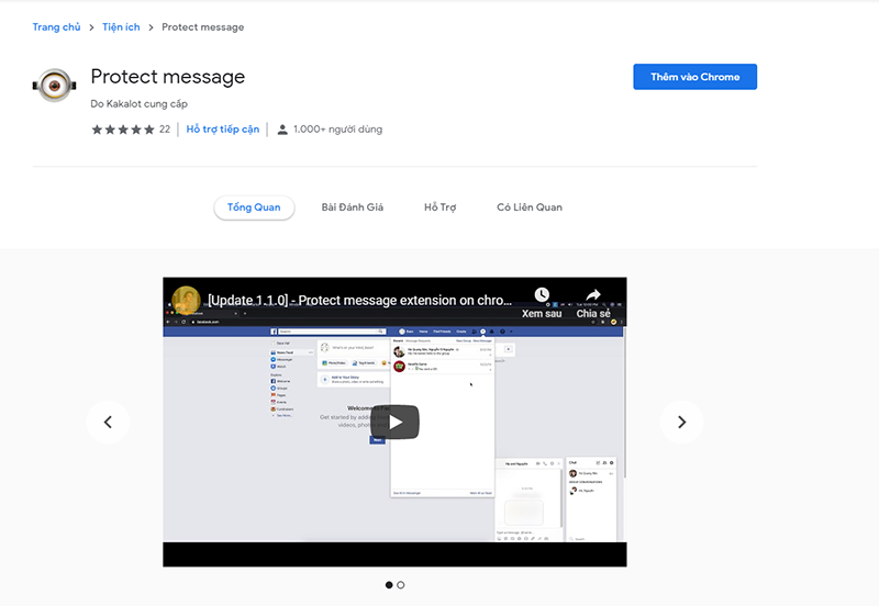 Sforum - Trang thông tin công nghệ mới nhất Capture-166 Hướng dẫn cách tránh bị xem lén tin nhắn Facebook trên Google Chrome 