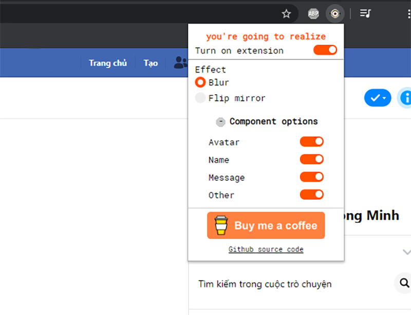 Sforum - Trang thông tin công nghệ mới nhất Capture-169 Hướng dẫn cách tránh bị xem lén tin nhắn Facebook trên Google Chrome 