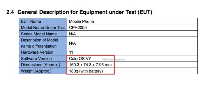 Sforum - Trang thông tin công nghệ mới nhất OPPO-CPH2005-FCC Một smartphone OPPO hỗ trợ 5G vừa đạt chứng nhận tại FCC 