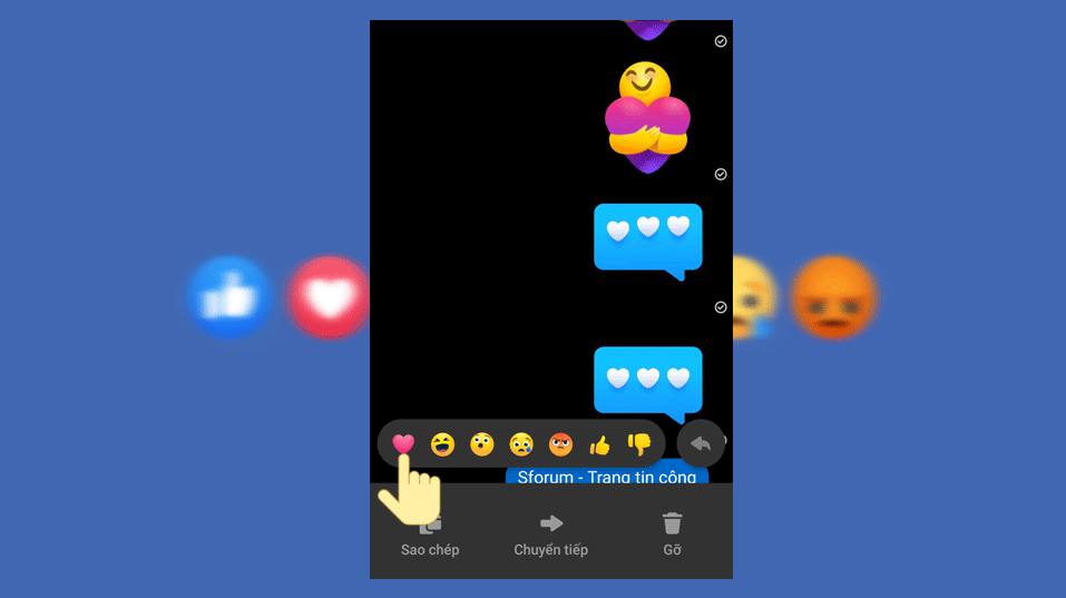 Sforum - Trang thông tin công nghệ mới nhất 2-2 Facebook vừa ra mắt bộ reaction 