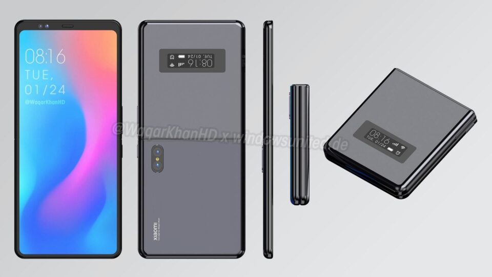 Sforum - Trang thông tin công nghệ mới nhất Xiaomi-2-1-960x540 Xiaomi đang  phát triển smartphone màn hình gập thiết kế vỏ sò, tương tự Galaxy Z Flip 