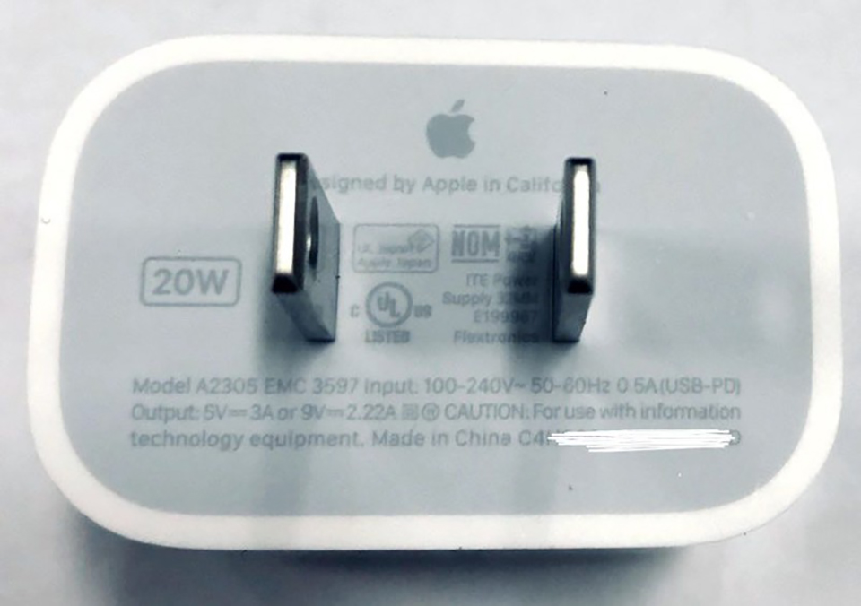 Sforum - Trang thông tin công nghệ mới nhất sac-20W-iPhone-12-1 Thêm bằng chứng xác nhận dòng iPhone 12 series sẽ được tặng kèm củ sạc 20W 