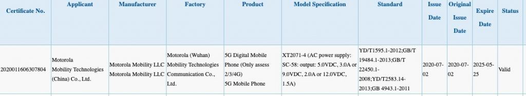 Sforum - Trang thông tin công nghệ mới nhất Moto-XT2071-4-3C Smartphone màn hình gập Motorola Razr thế hệ 2 có mặt tại cơ quan 3C, xác nhận sạc nhanh 18W 