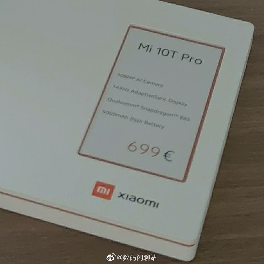 Sforum - Trang thông tin công nghệ mới nhất 4D71889C-159F-419A-8B7D-32FF242E9841 Rò rỉ: Xiaomi Mi 10T Pro với màn hình 144Hz, camera 108MP sẽ có giá rẻ hơn cả Mi 10 