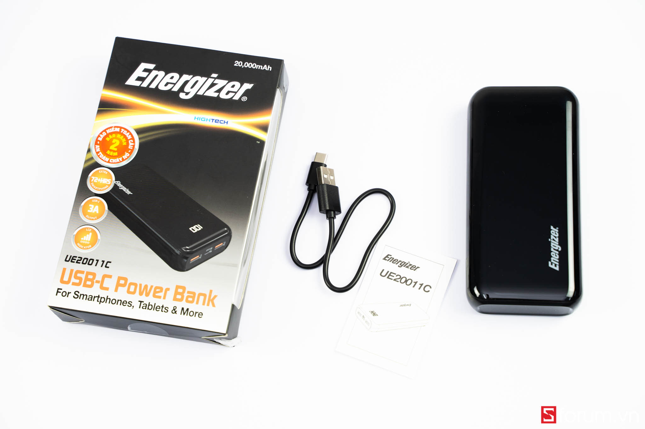 Trên tay và đánh giá nhanh 2 mẫu pin dự phòng Energizer UE20011PQ và UE20011C: Dung lượng pin 20.000mAh, phiên bản cao cấp sạc nhanh PD 18W