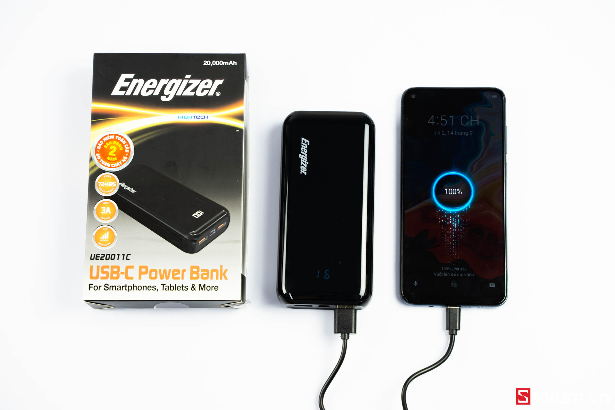 Trên tay và đánh giá nhanh 2 mẫu pin dự phòng Energizer UE20011PQ và UE20011C: Dung lượng 20.000mAh, phiên bản cao cấp sạc nhanh PD 18W