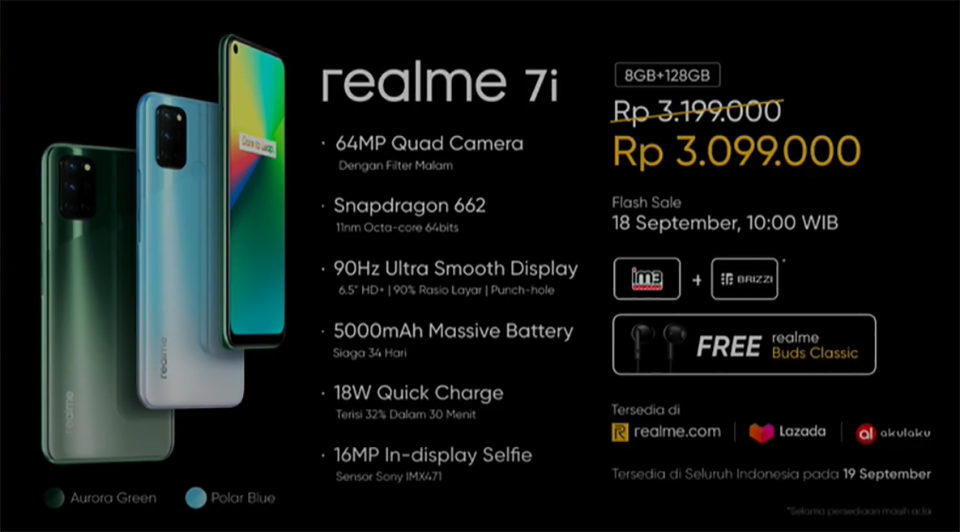Sforum - Trang thông tin công nghệ mới nhất Realme-7i-ra-mat-1 Realme 7i chính thức ra mắt: Pin 5,000 mAh, màn hình 90Hz, chip SD662, giá chỉ 4.8 triệu đồng 