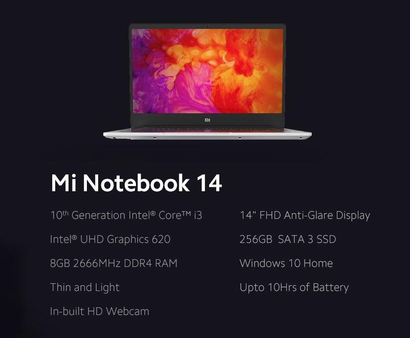 Sforum - Trang thông tin công nghệ mới nhất Xi-2 Xiaomi ra mắt Mi Notebook 14 e-Learning Edition: Core i3-10110U, 8GB RAM, giá 11.6 triệu đồng 