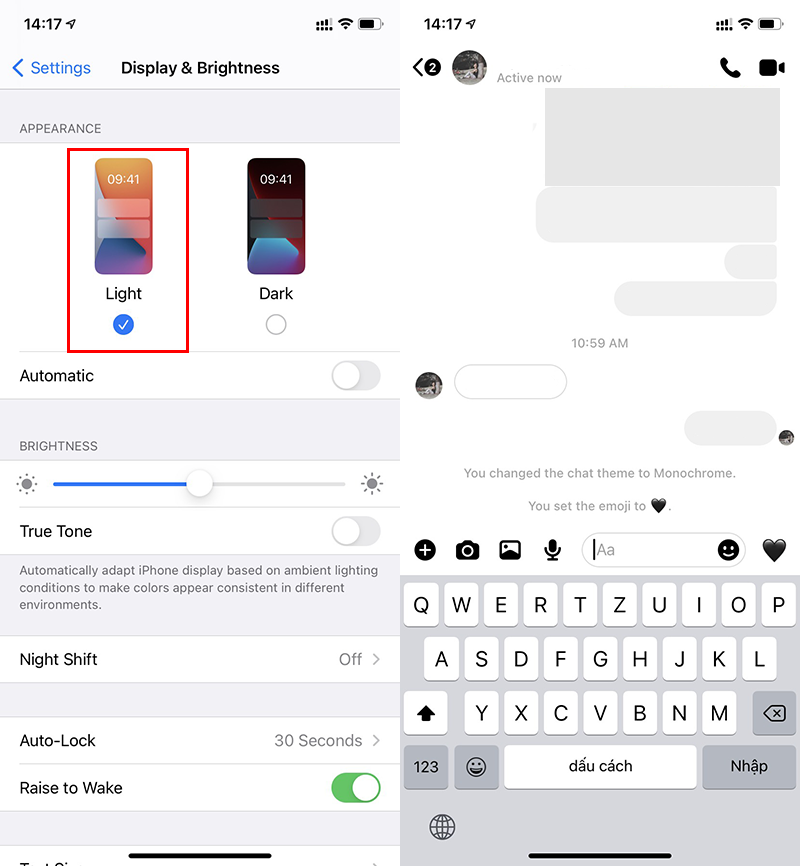 Sforum - Trang thông tin công nghệ mới nhất Untitled-1-10 Hướng dẫn đổi giao diện Facebook Messenger sang màu đen trắng siêu đẹp cho iPhone 