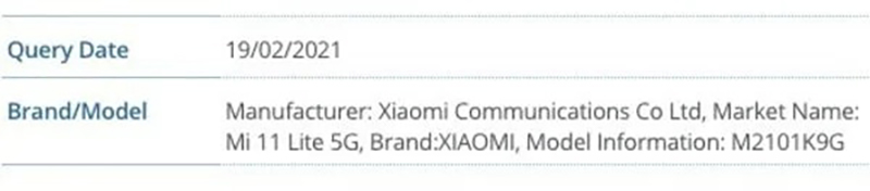 Sforum - Trang thông tin công nghệ mới nhất Mi-11-Lite-5G-Moniker Một số thông tin quan trọng của Xiaomi Mi 11 Lite được hé lộ thông qua chứng nhận tại FCC 
