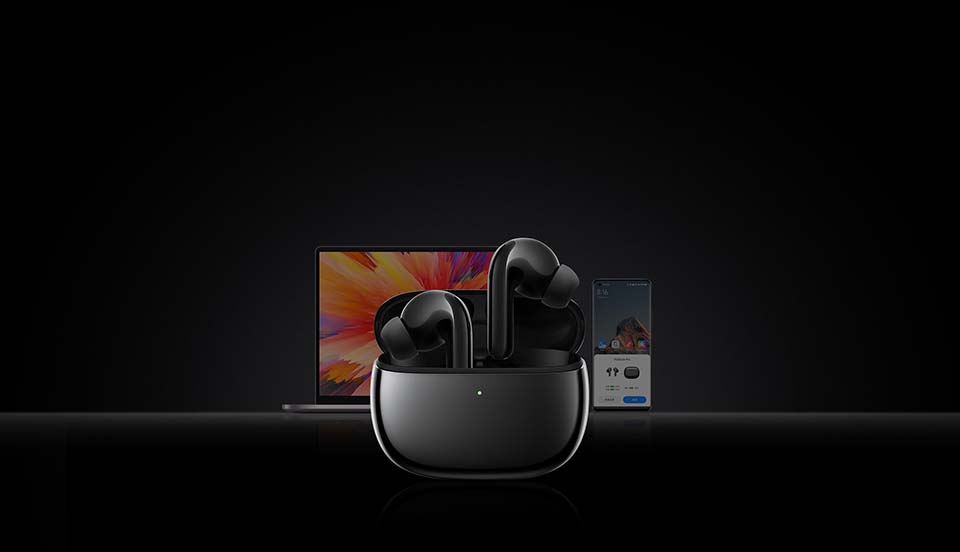 Sforum - Trang thông tin công nghệ mới nhất Xiaomi-FlipBuds-3 Xiaomi ra mắt tai nghe FlipBuds Pro: Thiết kế tựa AirPods Pro, chống ồn chủ động, pin 28 giờ, giá 2.85 triệu 