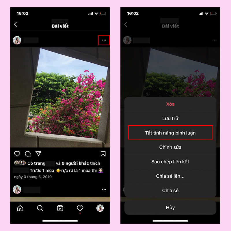 Sforum - Trang thông tin công nghệ mới nhất 2-11 Hướng dẫn ẩn bình luận trên Instagram nhanh chóng 