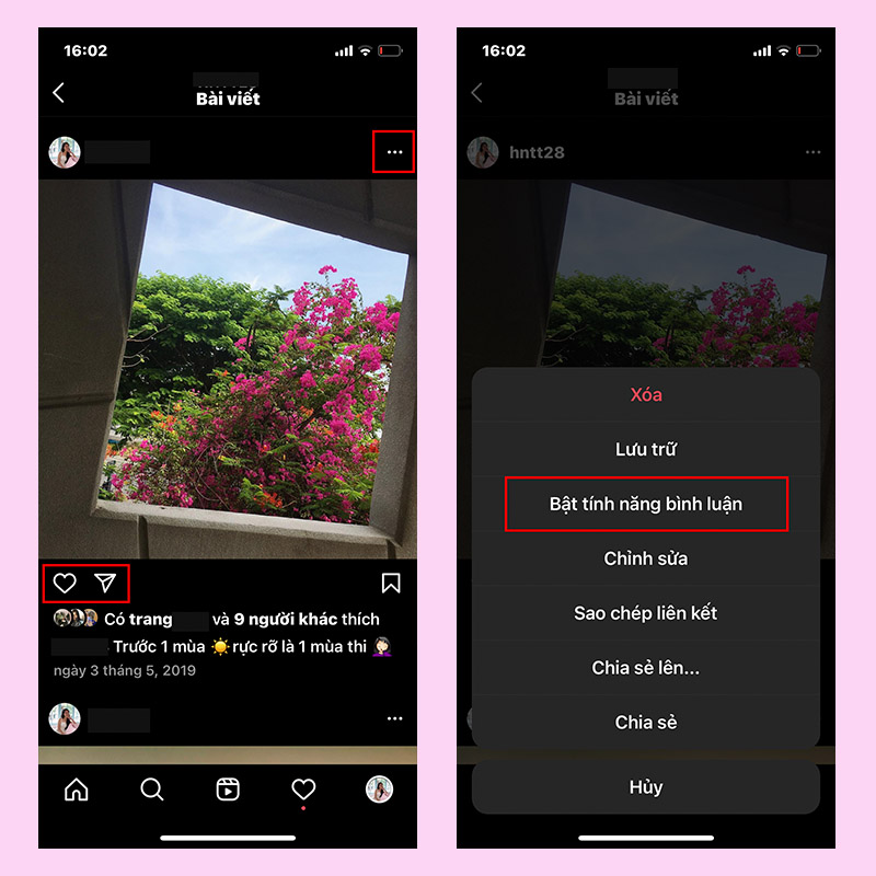 Sforum - Trang thông tin công nghệ mới nhất 3-11 Hướng dẫn ẩn bình luận trên Instagram nhanh chóng 