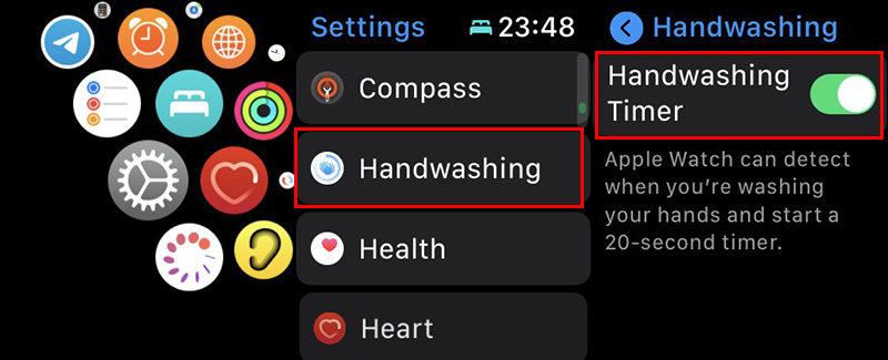 Cách bật tính năng phát hiện rửa tay trên Apple Watch