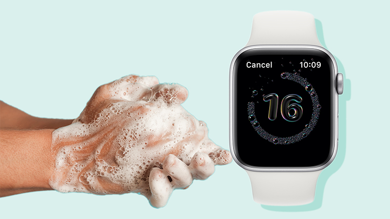 tính năng phát hiện rửa tay hiện đại trên Apple Watch